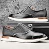 JITAI Men's Oxford Dress Shoes in Black Stylish La... #4