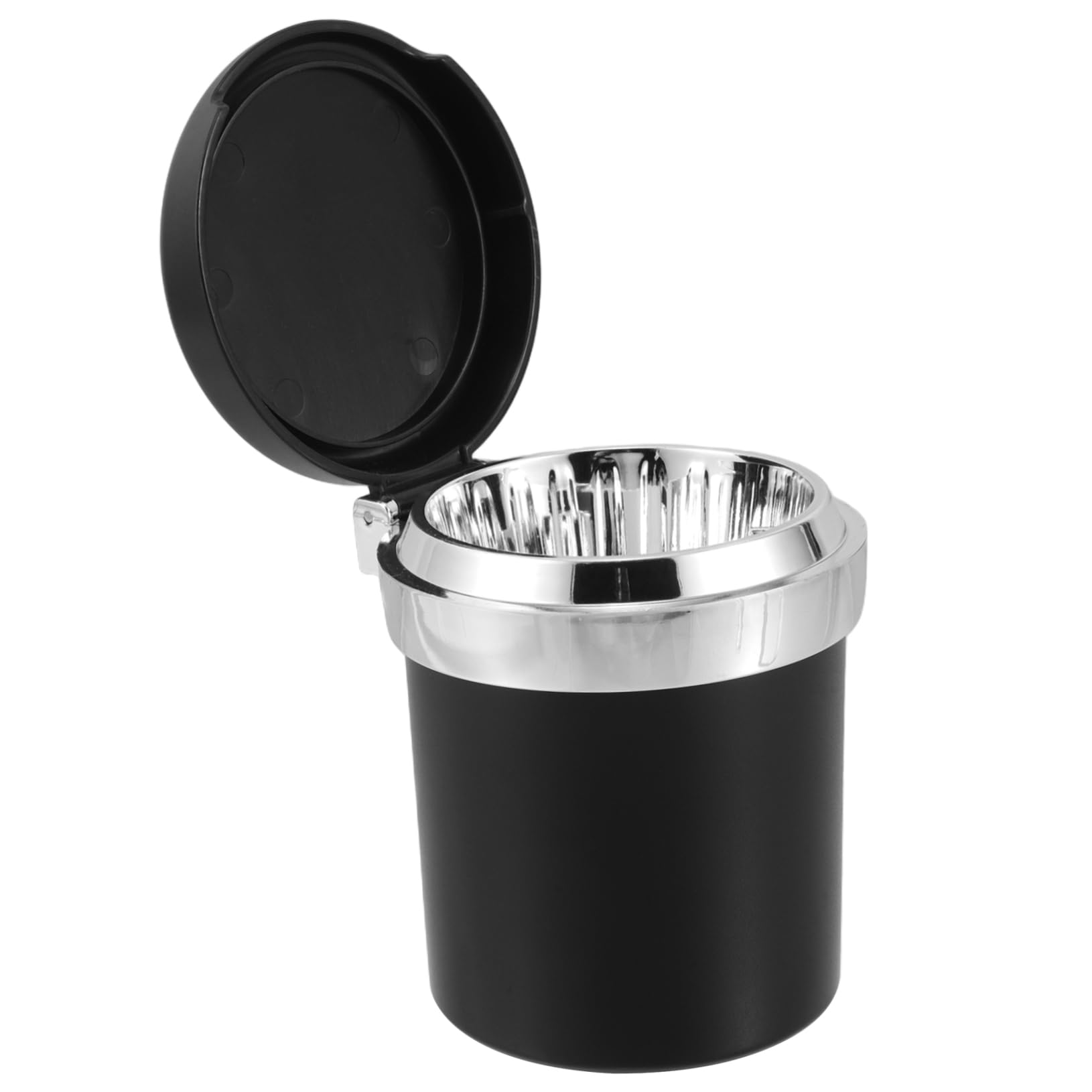Holibanna Compact Car Ashtray with Lid Multi Functional Mini Trash Can for Vehicle Stylish Portable Ashtray Fits Cup Holder Creative Design for Cigarette Butts Small Items