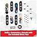 Tech Deck, Ultra DLX Fingerboard 4-Pack, DC Superman Skateboards, Collectible and Customizable Mini Skateboards, Kids Toys for Ages 6 and up