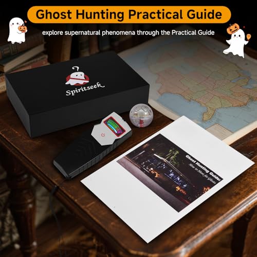 image for AceFox Ghost Hunting Equipment Tester with 4 Cat Balls, Hand-held Digi