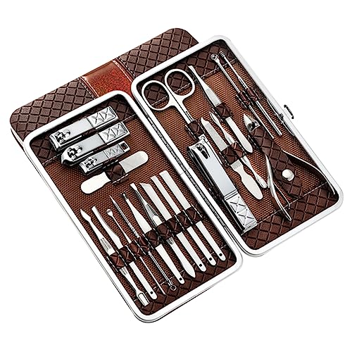 Set de outils pour manucure VALICLUD 21 pièces pour une routine beauté à la maison