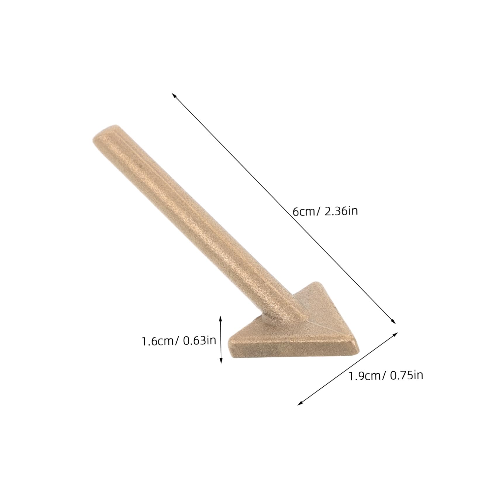 PRETYZOOM Leather Wrinkle Removal Soldering Tip Plastic Welding Iron Tip Triangular Head for Repair Shops Long-Lasting Durability