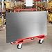 Goplus Drywall Sheet Cart, Heavy Duty Panel Dolly Cart with 4 Swivel Wheels, Handling Wall Panel, Sheetrock, Wood Panel, Rolling Dolly for Garage, Home, Warehouse