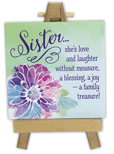 Abbey Gift (Abbey & CA Gift Sister Mini Plaque on Easel