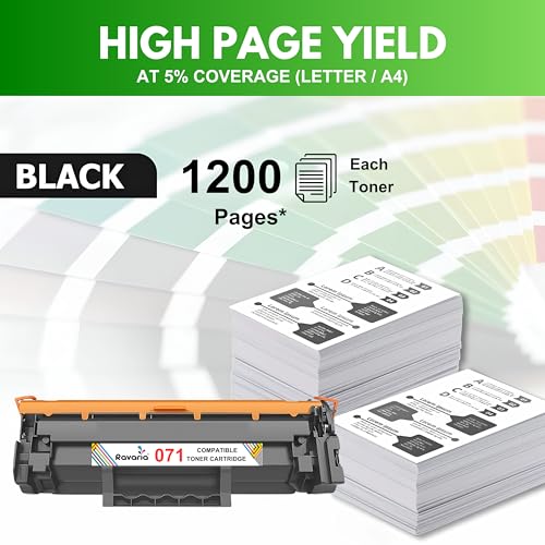 Image of CRG 071 Compatible Toner Cartridge for Canon LBP121dn LBP122dw MF271dn MF272dw MF274dn MF275dw Printer (CRG 071 Toner Pack of 1 (Standard Yield))