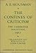 The Confines of Criticism: The Cambridge Inaugural 1911