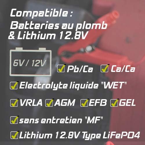 Compatibility chart for XL Perform Tools 553986 charger showing supported battery types