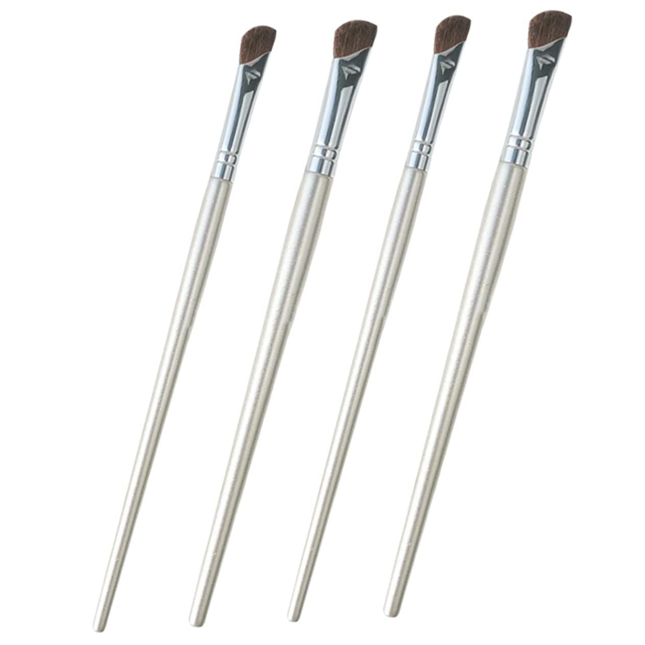MAGICLULU 5 Set Di Pennelli Per Ombretti Angolati Per Il Contorno Del Naso E Levidenziazione Strumento Di Trucco Sicuro Per Una Facile Applicazione 4 Pezzi * 5