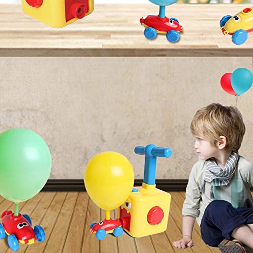 BAKAM Power Balloon Car Toy for Kids, Balloon Powered Car Children\'s Science Toy, Inflatable STEM Balloon Pump Cars Racer Kit for Boys Girls - Thumbnail 7