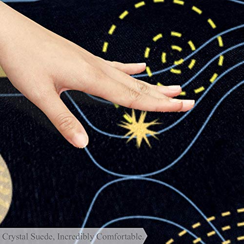 Tapis rond antidérapant et doux de 160cm pour salle de jeux