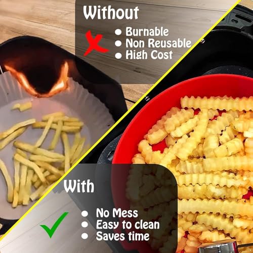 Image of Silicon air fryer tray (P2)