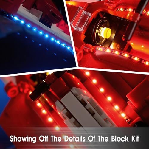 Image of LED Light Kit Compatible with Lego F2004 & Michael Schumacher 11375 Set, Light Kit for Lego 11375 Building Blocks Model, Not Included The Model Set