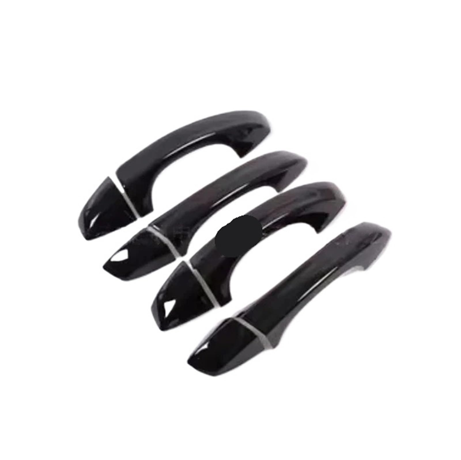 TNTGEBFVBG Universal Car Exterior Door Handle for Skoda for Octavia 2014 2015 2016 2017 2018 2019 Gloss Black Handle Sticker Car Door