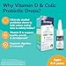 Biostime Baby Vitamin D & Colic Probiotic Drops for Newborns to 3 Years Old | 100% Daily Values Vitamin D for Bone & Immune Support – Eases Colic & Digestion| 32 Serving