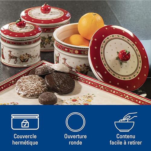 Pot de conservation Winter Bakery Delight pour éviter les biscuits ramollis