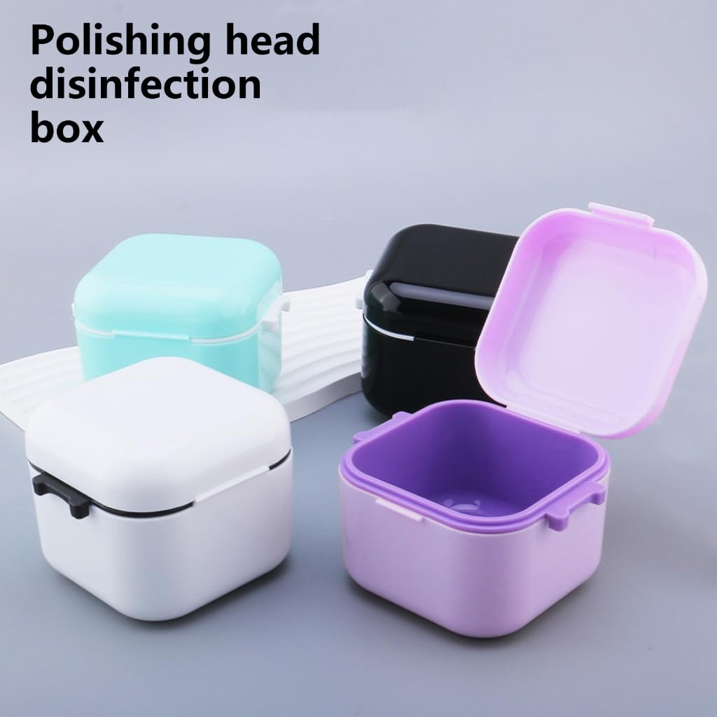 Multi Slot Nail Drill Sanitizer Case Professional Salon Organizer