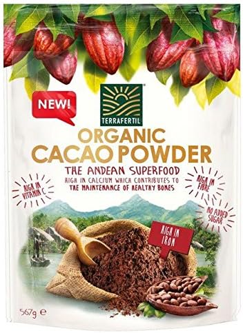 TerrafertilOrganic Cacao Powder - 567g (1.25lbs)