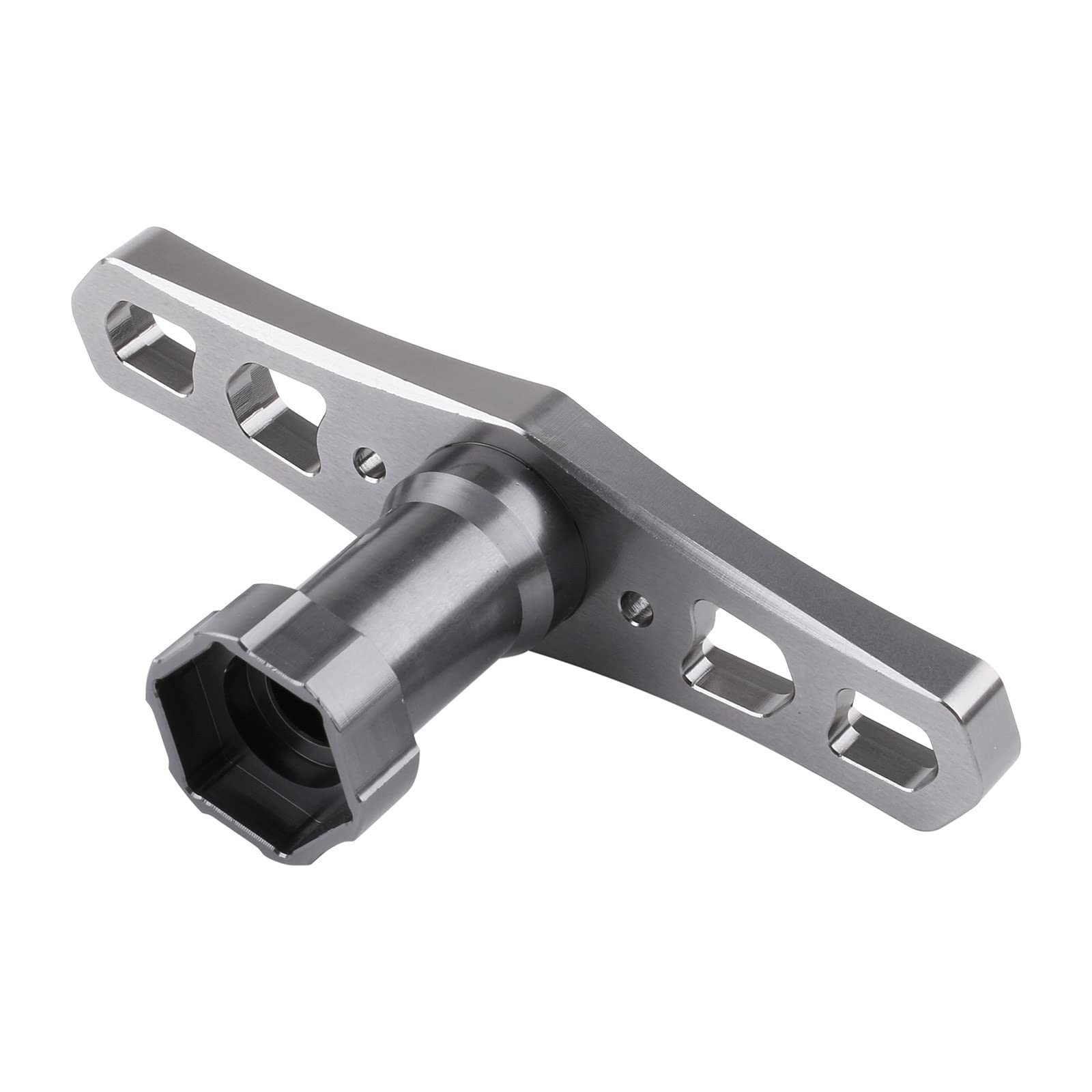 Lot De 2 Clés à Douille Pour RC 1/8 - Clé Hexagonale 17mm + Clé Cruciforme 4/5/5.5/7mm - Outils Réparation Voiture Télécommandée