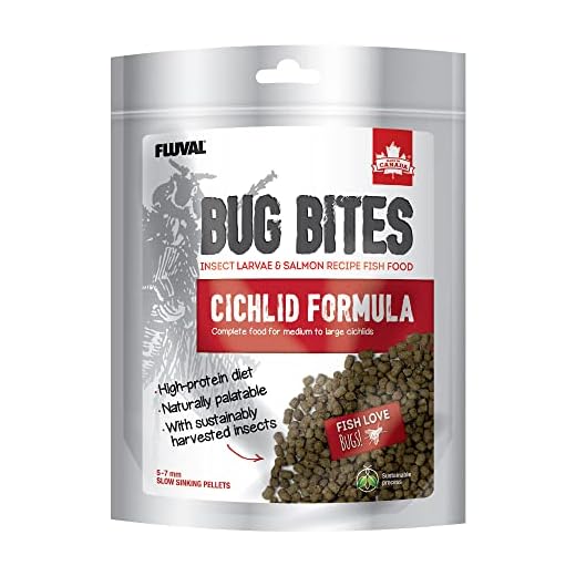 Fluval Bug Bites Cichlid Fish Food, 15.8 oz.