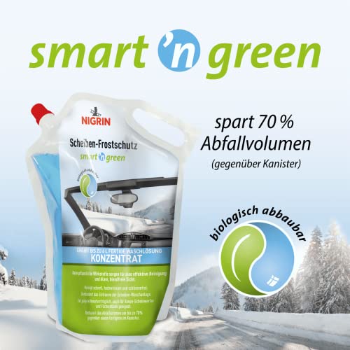 NIGRIN Smart’n green Scheibenfrostschutz Konzentrat, 2 Liter bis zu -52°