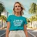 TUPOSU Womens Author Shirts Writing Teacher Tshirts Novelist Poet I'm A Writer Tees Cyan