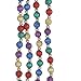 Kurt Adler Multi Color Glitter Beaded Garland, 15-feet