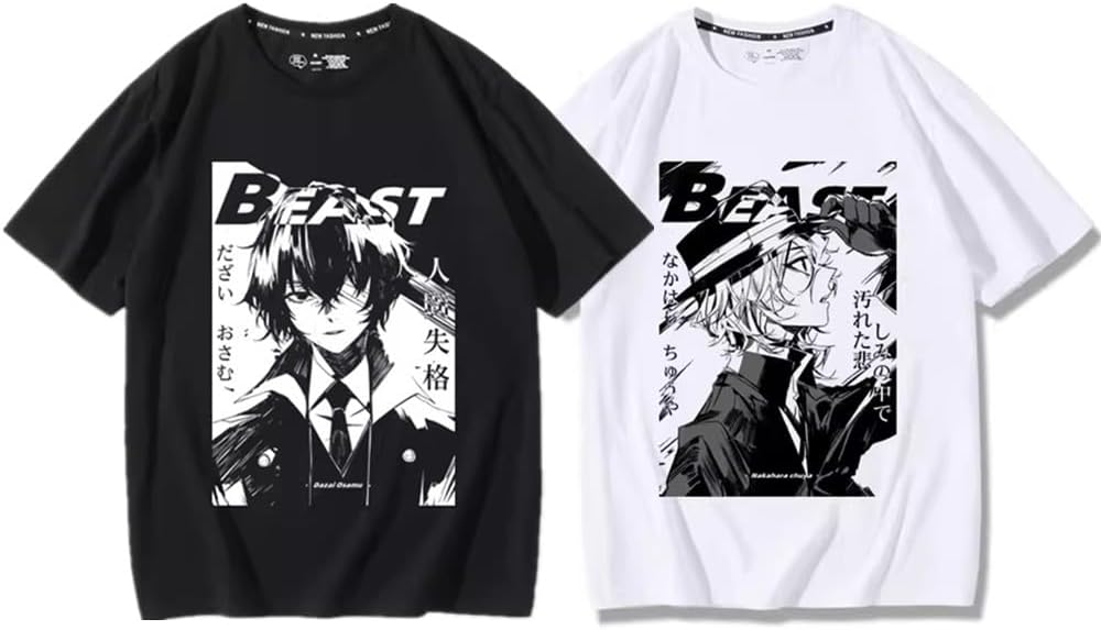 文豪ストレイドッグス　太宰治　中原中也　メンズカジュアルシャツ　ネクタイ　セット 文豪ストレイドッグスコラボレーション｜ Flex Japan Inc.