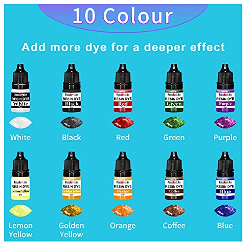 Kristalheldere epoxyhars & verharderset 500 ml, epoxy resin 2 delige zelfnivellerende giethars startset voor beginners voor gieten en coaten, kunst, ambachtelijke decoratie - Afbeelding 4
