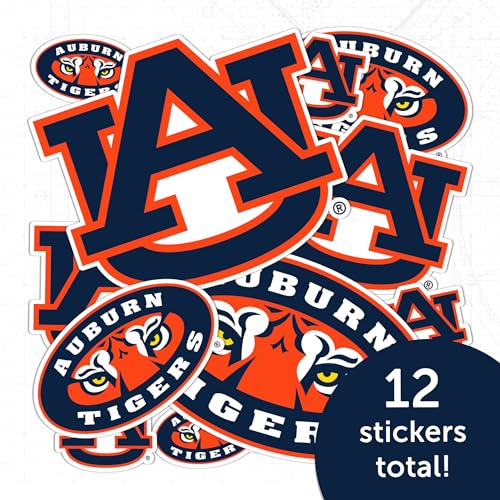 Sticker NCAA Auburn résistant pour bouteille d'eau et auto - 6