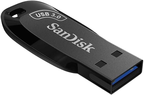 SanDisk Ultra Shift USB 3.2 Gen 1 Flash Drive 64GB Up to 100MB/s