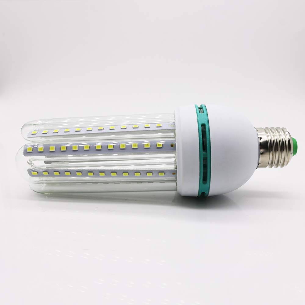 10 bombillas LED E27, 20 W, 2000 lm, luz blanca fría, 6000 K, 220 V, bombilla LED de bajo consumo, 360 °