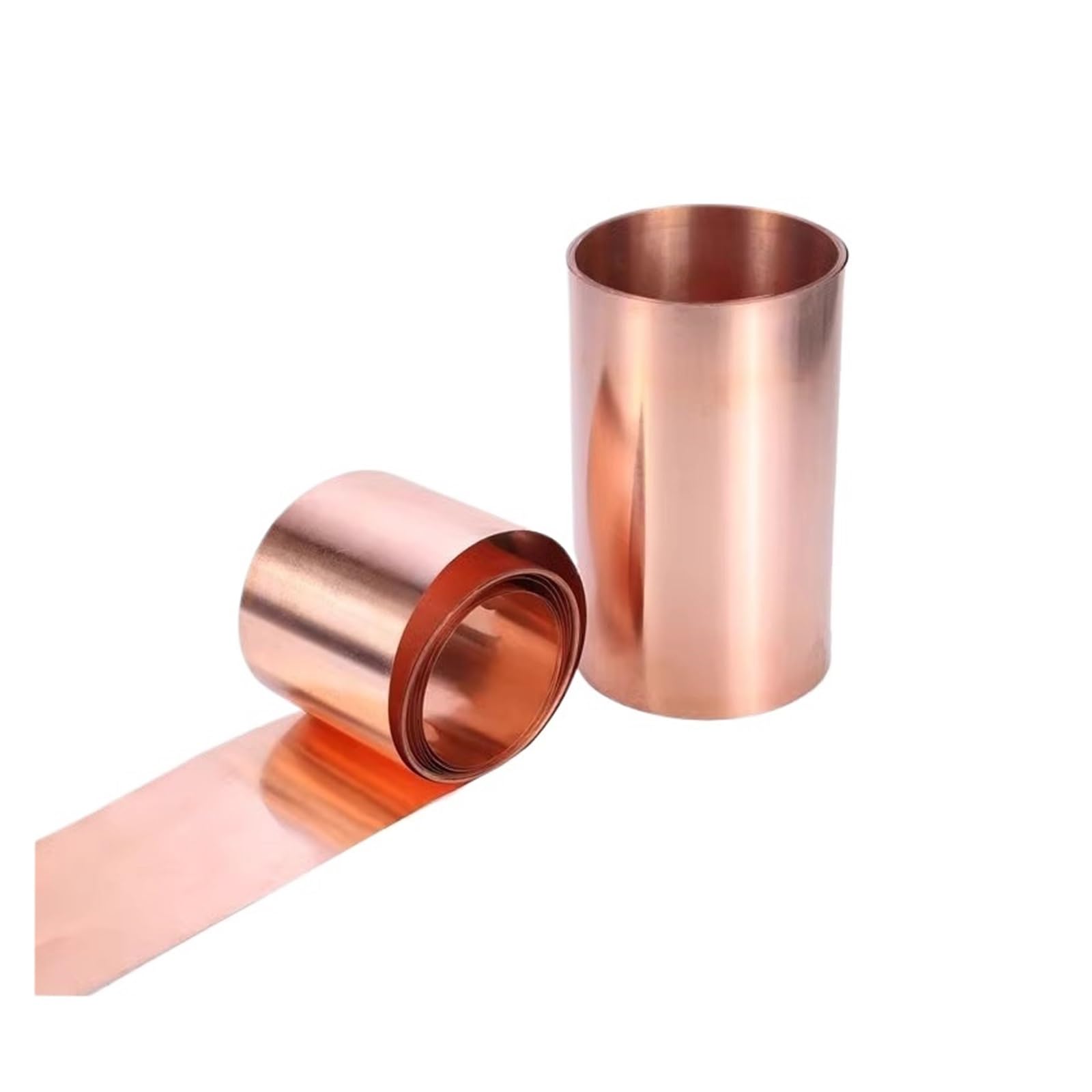 Kupferblechrolle, 99% Pure Cu Metal Sheet Foil Plate Thickness 0.1-8mm Length 50-5000mm Multiple Sizes(0.3x150x150mm)