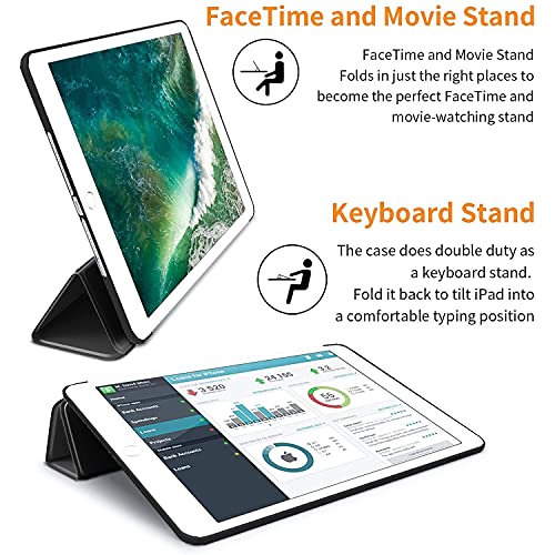 Image of DuraSafe Cases For iPad Pro 11 inch 4th 3rd 2nd Gen Case A2759 MNXE3HN /A MNXD3HN /A A2435 MNXG3HN /A MNXF3HN /A MNXJ3HN /A A2761 A2762 MNXN3HN /A MP553HN /A A2377 MHQR3HN /A MHQT3HN /A A2228 MY232HN /A - Black