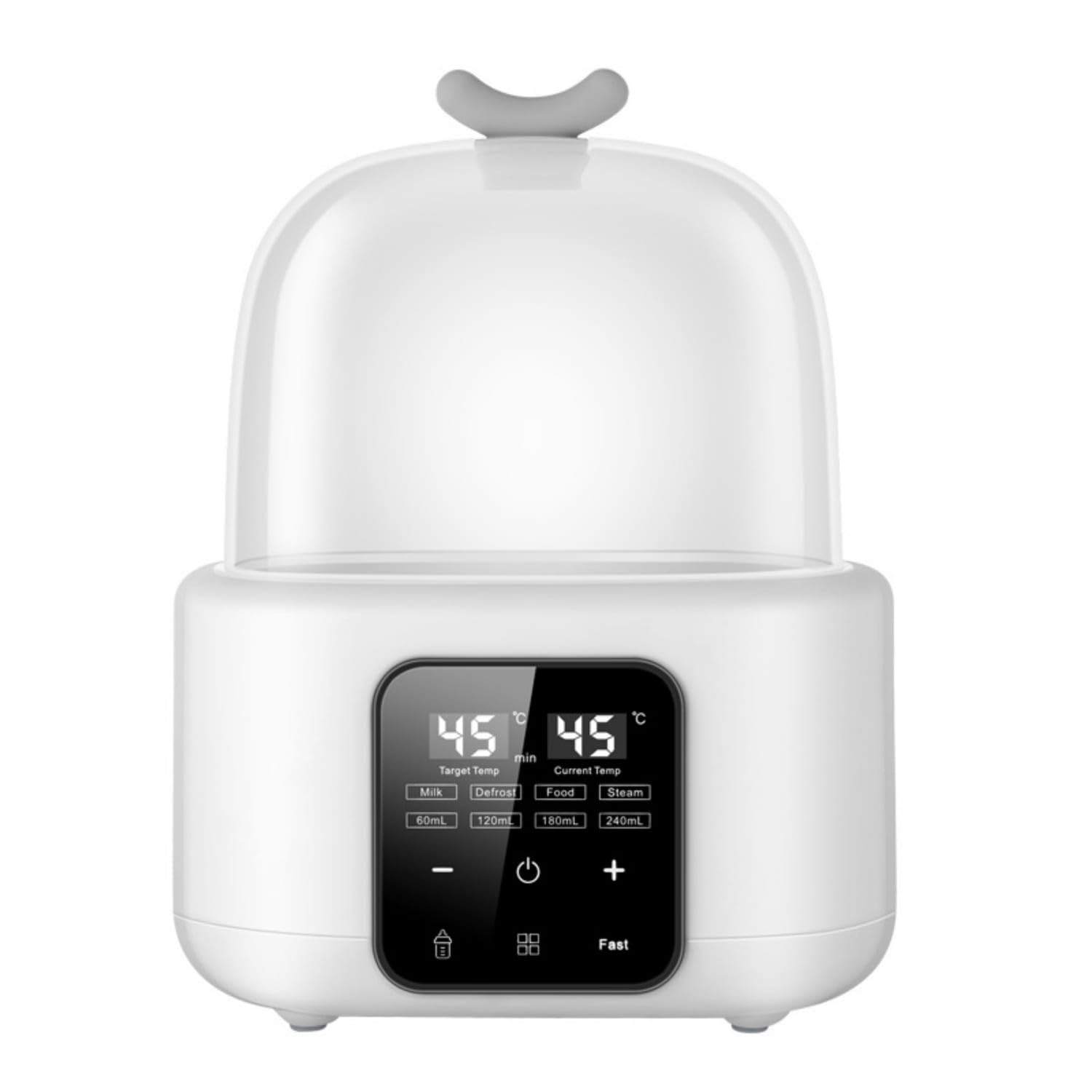 Ojiva® Multifunctional Bottle Warmer with Sterilizer Temperature Control Bottle Warmer and Sterilizer Digital Electric for Parents, Infants, Kitchen, Nursery, White, UK 220V-image-6