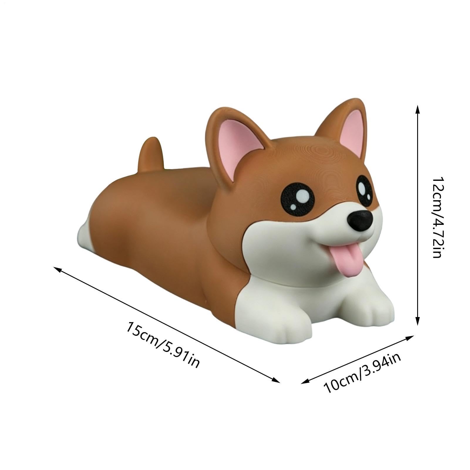 Support Distributeur Sacs À Crottes Chien Mignon Motif BD Fixation Murale
