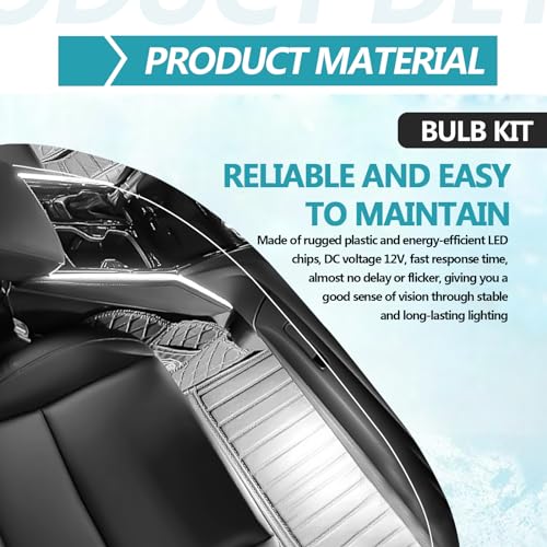 Kit de 70 luces LED interiores para autos miniatura 3