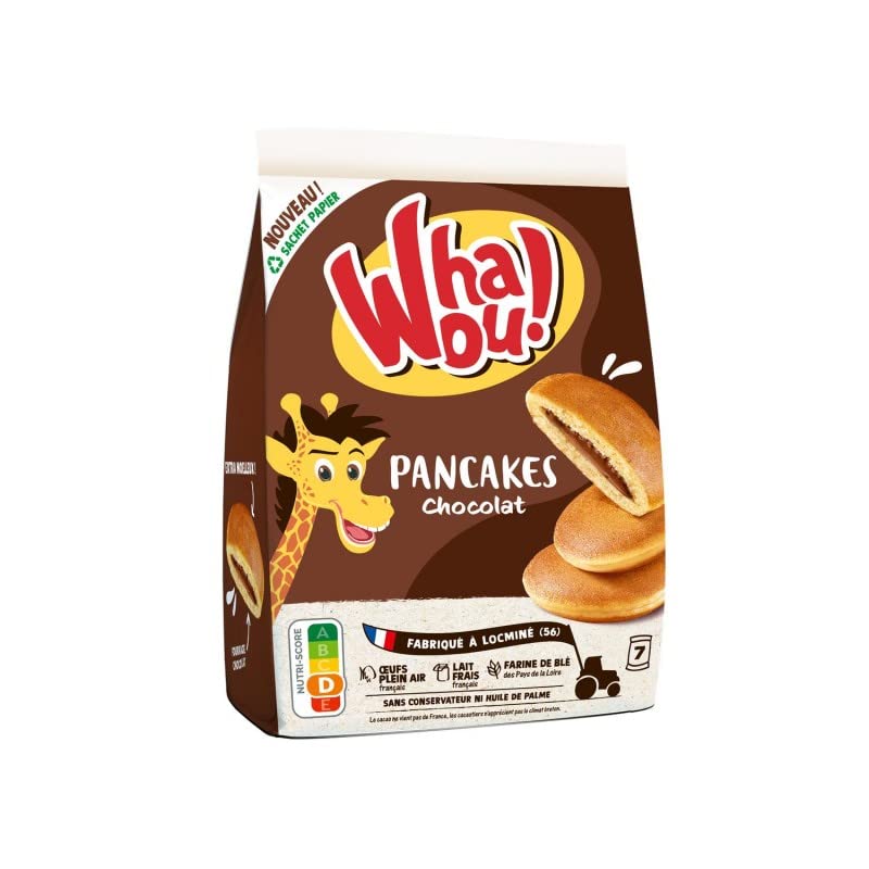 WHAOU! | Pancakes Chocolat X7 259G | Lot De (3) | livraison offerte