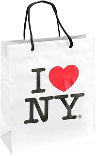 I Love NY Gift Bag for New York City Theme Parties, (Medium Size 8x10 inches) NYC Gift Bags, Welcome Baskets and Events