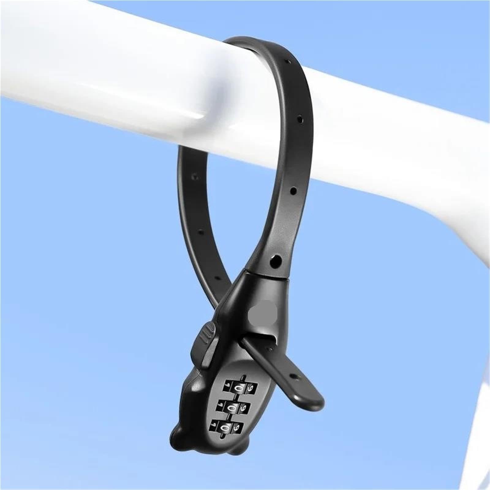Lucchetto for cavo con password in lega di zinco da 1/2 pz