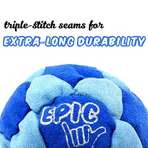 Epic Hacky Saks Classic Footbag Hacky Sack Balls for Adults and Kids Kickin Fire - Thumbnail 4