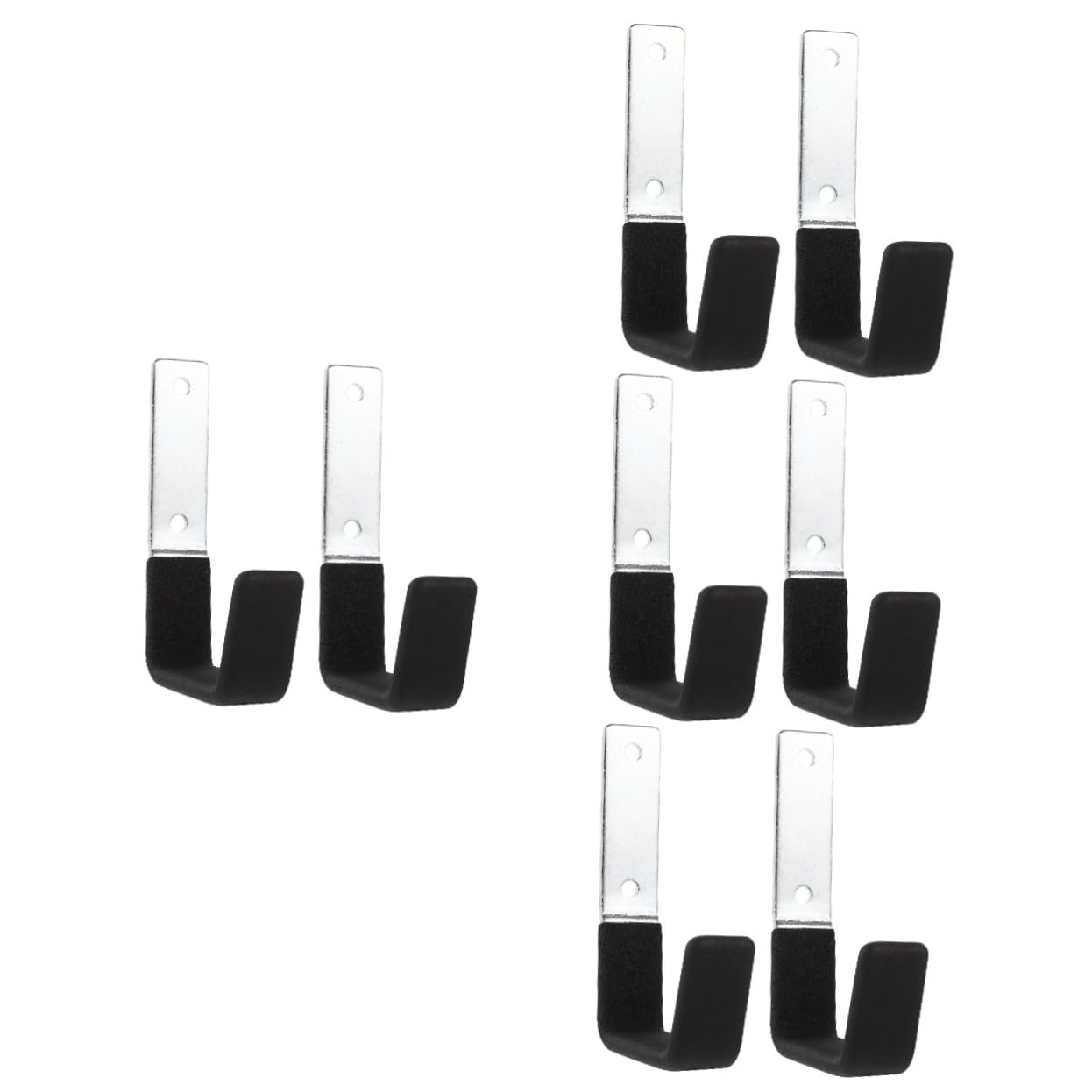 4 Set Ganci Da Garage Supporti Resistenti Per Organizzazione Muro Utensili Per Giardinaggio E Broomstick Facile 2 Pezzi*4