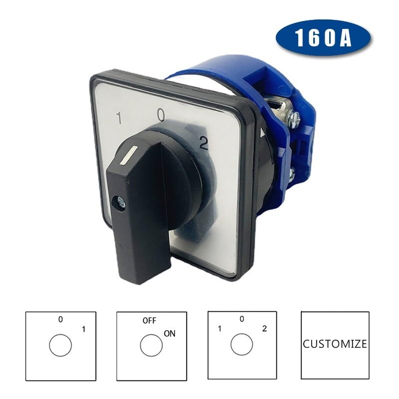 Interrupteur à came rotatif LW26-160/1 pour double commande d'alimentation 160A 690V - 4