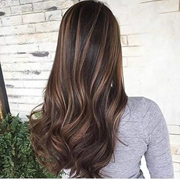 balayage brun fonce