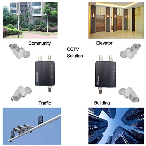 E-link 2 Channel Video Multiplexer Over One Coaxial Cable for Normal Standard Analog Cameras Only, Not Support AHD/CVI/TVI 720P/1080P Camera - Thumbnail 4