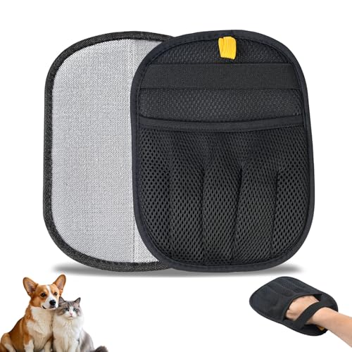 Qityeux Pet Hair Removal Glove for Dogs Reusable...