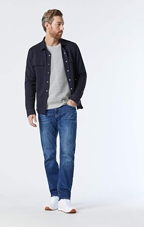 Mavi Men's Jake Regular-Rise Tapered Slim Fit Jeans
