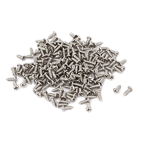 Tornillos autorroscantes cabeza redonda M1.4x4mm niquelados