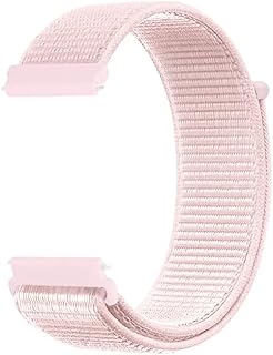 سوار ساعة من النايلون بتصميم الحلقة الرياضية مقاس 22 ملم من Next Store متوافق مع ساعة سامسونج جالاكسي 3 45 ملم/ جير S3/ هواوي GT3 46 ملم/ GT2E/ GT2 برو/ ماجيك 2 46 ملم/ امازفيت ،