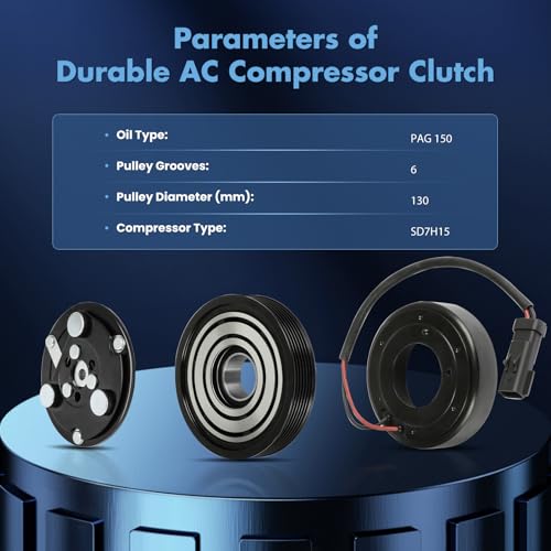 Image of ECCPP AC Compressor Clutch Fit for Jeep Liberty 3.7L 2002-2005