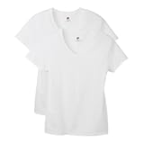 Perfect-T V-Neck T-Shirt&comma; Cotton Short Sleeve Tee for Women&comma; 1 or 2 Pack